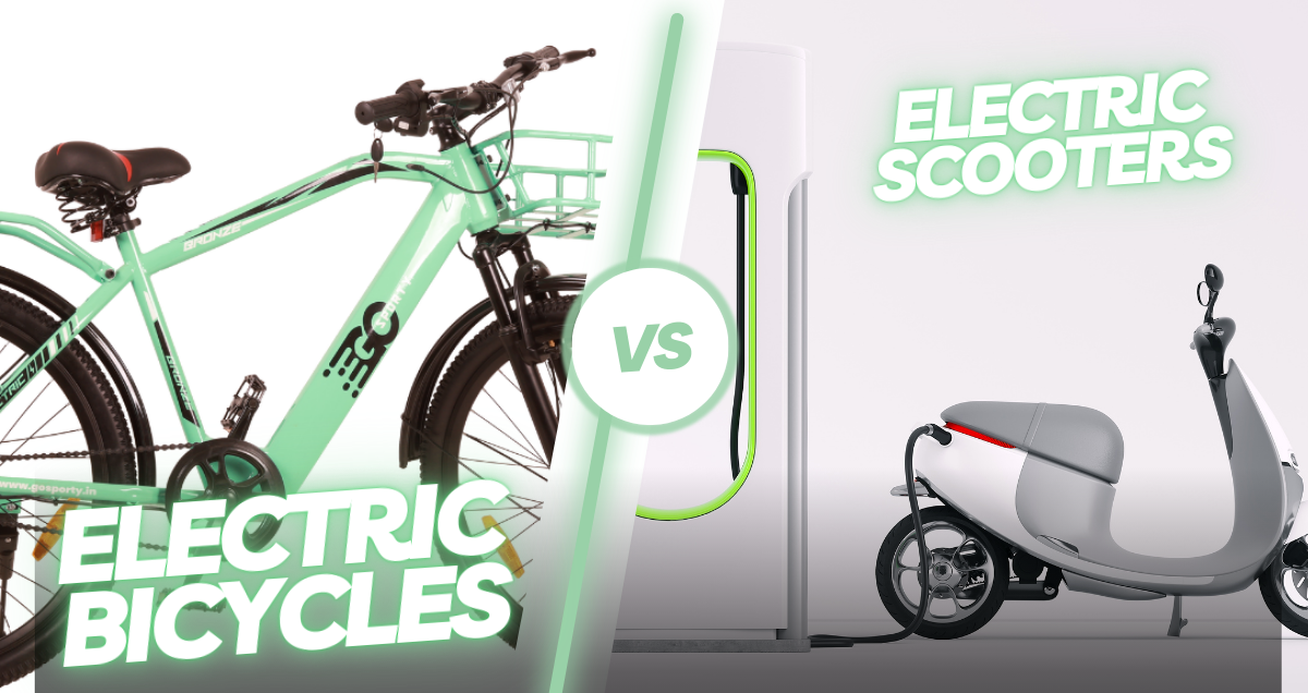 Electric Bicycles vs. Electric Scooters: Which Is the Better Choice in 2024