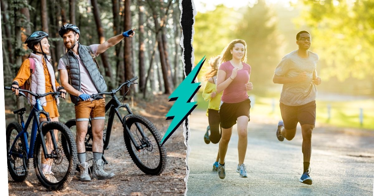 Let's Choose Which Is Better Cycling Vs Running